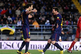 Malaga không cản nổi Barcelona