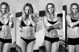 Wozniacki “nóng bỏng” cùng nội y