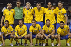 Danh sách chính thức của ĐT Thụy Điển