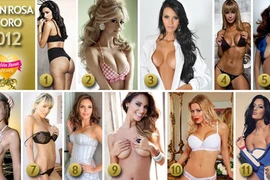 Evangelina Anderson đoạt giải WAGs xinh đẹp nhất 2012