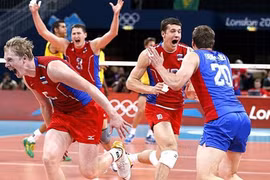 Bóng chuyền nam Nga giành HCV Olympic đầu tiên sau 32 năm