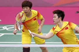 Đôi cầu lông nữ Trung Quốc chủ động thua