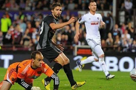 Lượt đi play-off Europa League: Các "ông lớn" chật vật