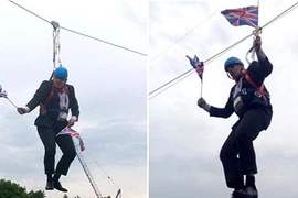 Thị trưởng London bị mắc kẹt khi "bay" cùng Olympic