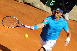 Fognini và Robredo giành quyền vào vòng 2