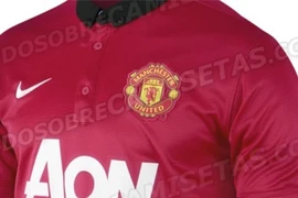 Cận cảnh áo đấu của Manchester United mùa bóng 2013/14