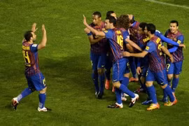 Barcelona trút giận vào Vallecano