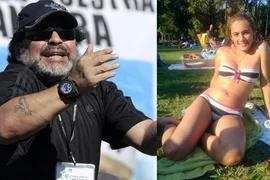 Maradona bóp cổ bạn gái trên máy bay