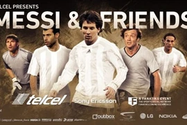 Messi mời 35 siêu sao đá từ thiện