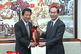 Bộ trưởng Bộ Công an tiếp Đại sứ đặc biệt Nhật - Việt 