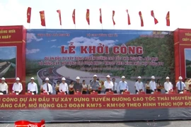 Lễ khởi công xây dựng tuyến đường Thái Nguyên - Bắc Kan và nâng cấp, mở rộng QL3