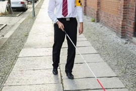 Cây gậy giúp người mù nhận biết người quen