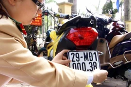 Ghi nhận ngày đầu tiên đăng ký xe máy điện