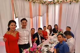 Rò rỉ ảnh lễ ăn hỏi của MC Thành Trung và bạn gái "hotgirl"