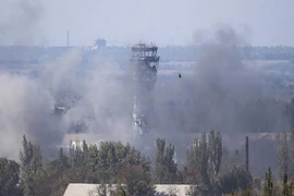 Kiev tuyên bố tiêu diệt 200 quân ly khai tại sân bay Donetsk