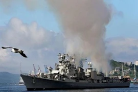 Nga tiếp tục diễn tập hải quân chung với Nhật Bản và Ấn Độ