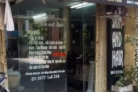 Làm thẩm mỹ trong quán… gội đầu