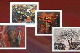 Nét đồng điệu trong tranh sơn mài