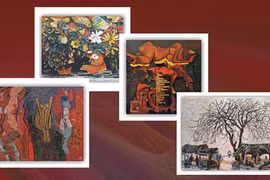 Nét đồng điệu trong tranh sơn mài