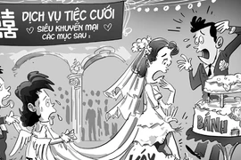 Tổ chức tiệc cưới: Mất vui vì…khuyến mãi