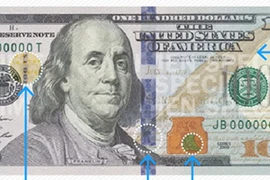 Những đặc điểm nhận biết tờ 100USD mới