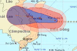 Bão số 11 giật cấp 16 đang áp sát các tỉnh miền Trung