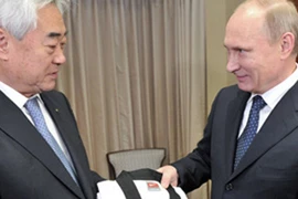 Tổng thống V.Putin được phong cửu đẳng Taekwondo
