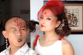 Hình ảnh “Bà Tưng” vào phim hài Tết 2014