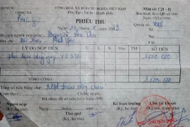 Không nộp tiền thì không đóng dấu