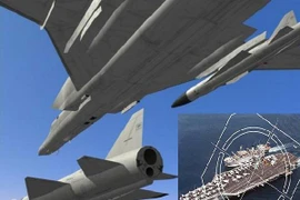 Tu-22M3 xé vụn tàu sân bay Mỹ chỉ bằng 1 tên lửa Kh-22?