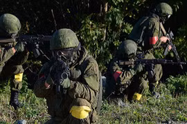 Quân đội Nga diễn tập chống khủng bố trên quần đảo tranh chấp với Nhật