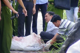 Đang điều tra vụ phát hiện thi thể người phụ nữ trong bao tải