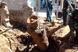 Nghệ An: Phát hiện và vô hiệu hóa thành công đầu đạn tên lửa nặng 200kg