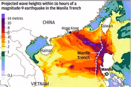 Cảnh báo biển Đông đứng trước nguy cơ động đất và sóng thần