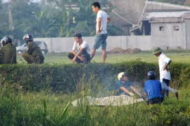 Phát hiện thi thể một phụ nữ trôi sông