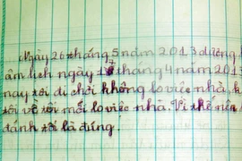 Người bố tàn ác đánh ép con viết “nhật ký” thù mẹ 