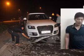 Audi Q5 gây tai nạn liên hoàn khiến 2 người nhập viện