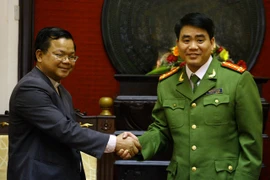 Giáo xứ Thái Hà chúc Tết Công an Hà Nội