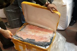 Phát hiện 1 tấn nầm lợn trôi nổi về Hà Nội