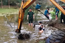 Trục vớt và xử lý thành công quả bom nặng 250kg