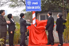 Hà Nội: Gắn biển con đường mang tên một Nhà báo - liệt sỹ