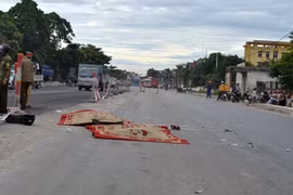 Xe tải tông xe máy 2 người tử vong thương tâm ngay tại chỗ