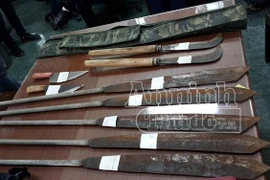 Kiểm tra hành chính bất ngờ phát hiện “ổ” vũ khí trong phòng trọ