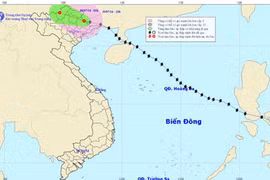 Bão số 2 đã suy yếu thành áp thấp nhiệt đới 