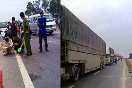 Xe khách đối đầu xe tải, tài xế chết kẹt trong cabin