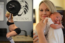 Tập tạ khi mang bầu, vẫn sinh con khỏe mạnh