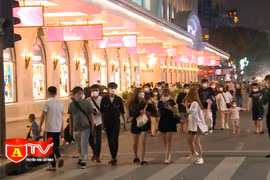 Đảm bảo ANTT và phòng chống dịch tại phố đi bộ