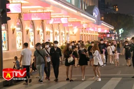 Đảm bảo ANTT và phòng chống dịch tại phố đi bộ