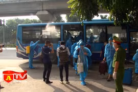Phường Thanh Xuân Trung đón những công dân cuối cùng từ khu cách ly trở về