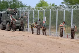 Hungary hoàn thành xây hàng rào ngăn nhập cư trên biên giới với Serbia